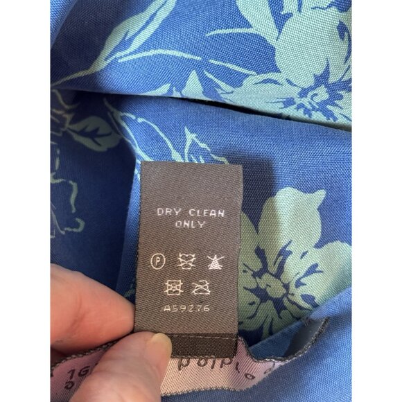 Jessica Holbrook Womens Silk Tropical Floral Sleeveless Top SZ Large Vacation - Picture 7 of 9